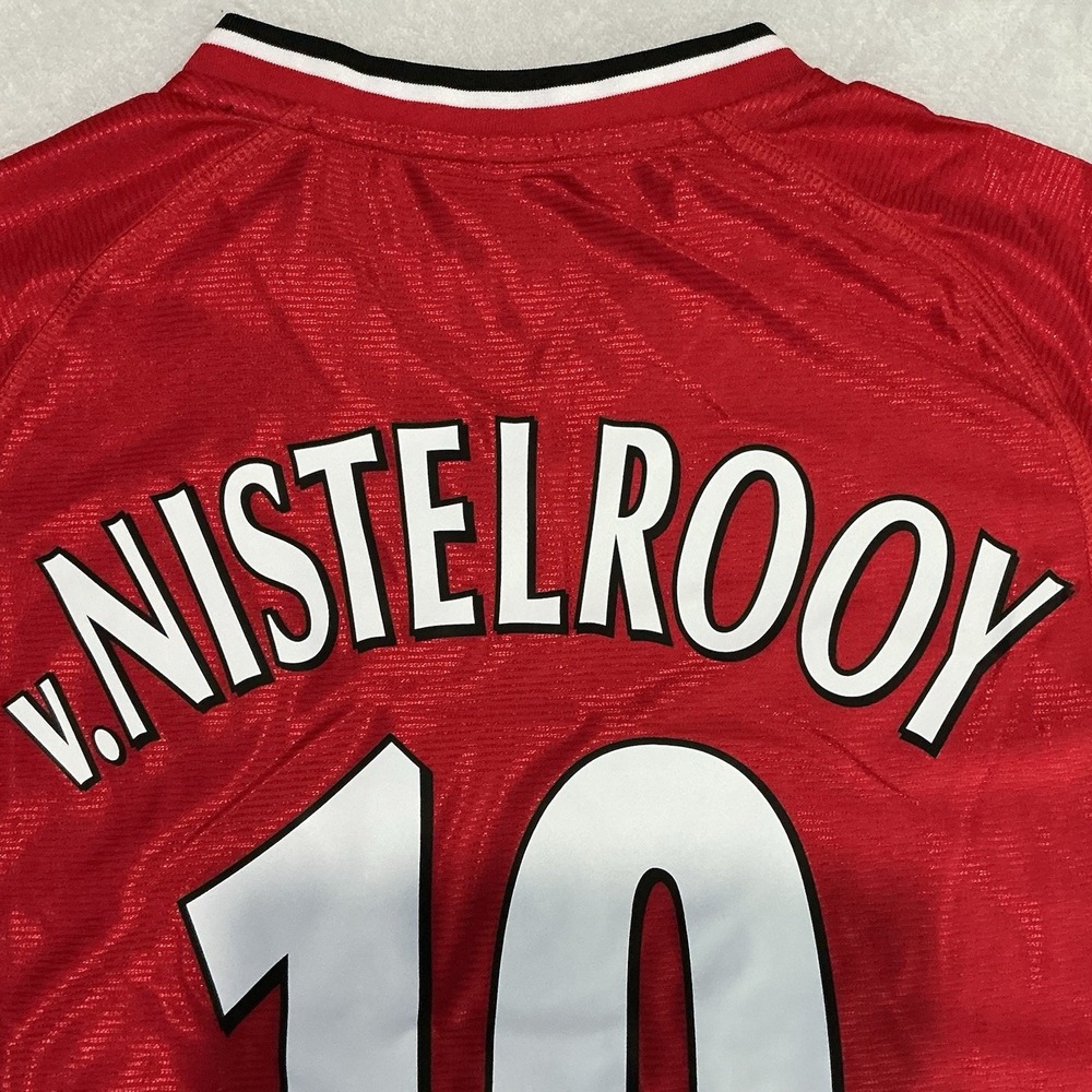 Manchester United 00/01 Retro Umbro Jersey V. NISTELROOY 10 size Extra Large - Picture 12 of 12